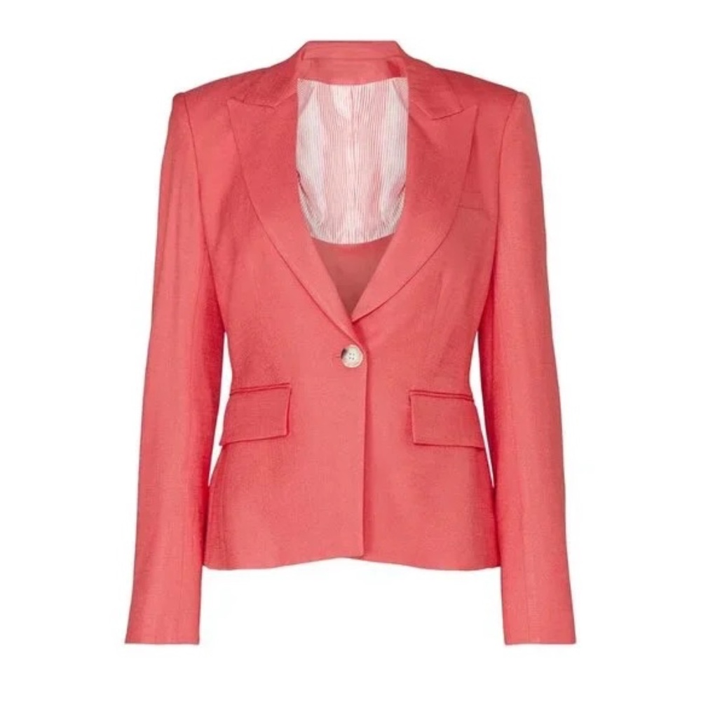 Veronica Beard Danielle Dickey Jacket in Melon, Sz 10 (NWOT)